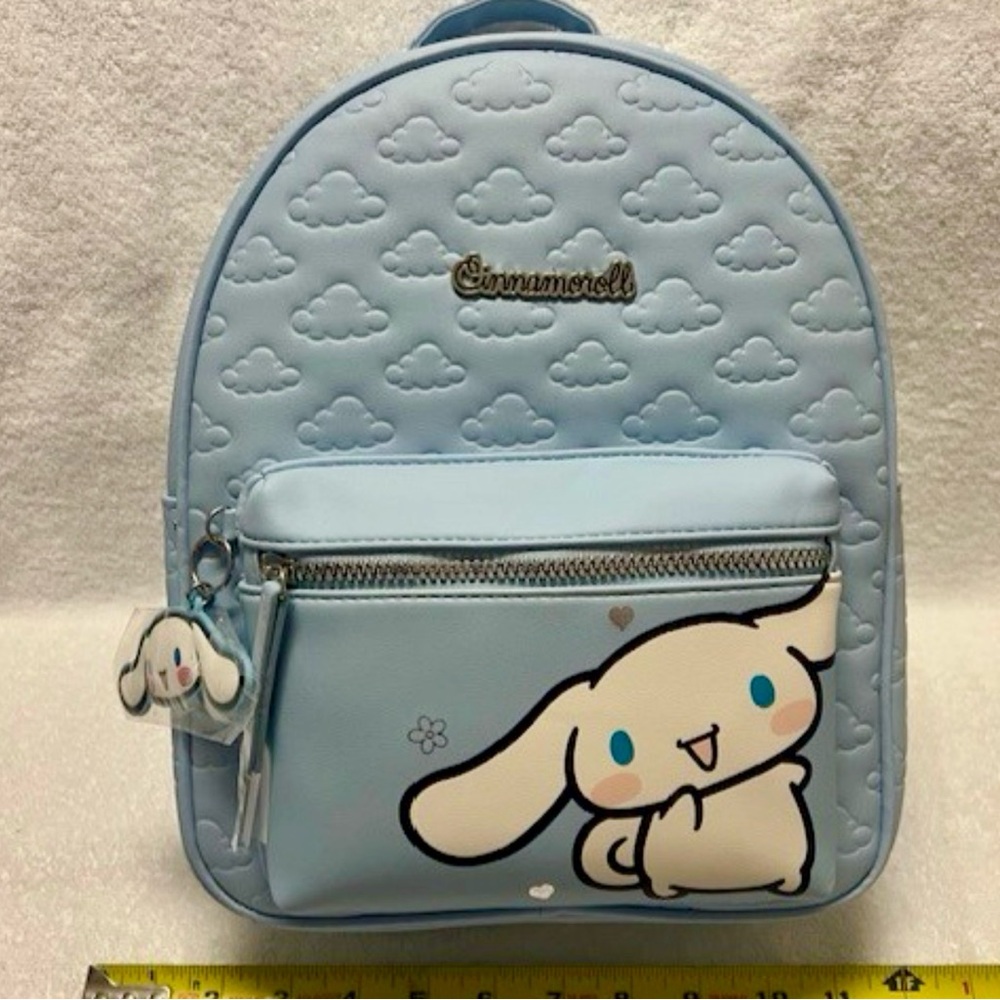 Primark Light Blue Backpack with Cute Character Design